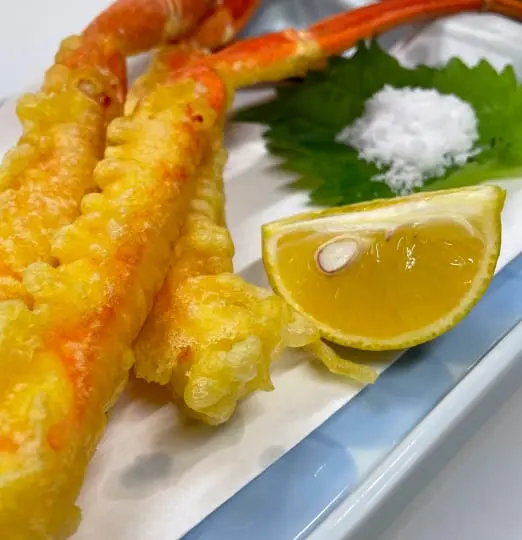 カニの天ぷら